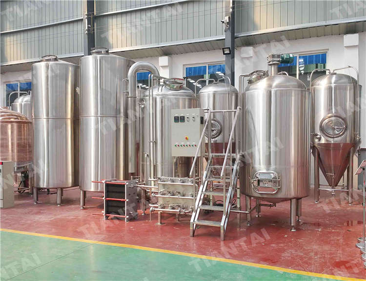 1500liter craft brewery equipments steam heated brewhouse
